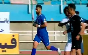 گل اول استقلال خوزستان به ملوان + ویدئو