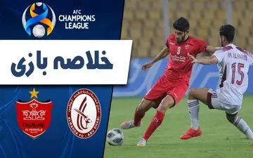 خلاصه بازی الوحده امارات 1 - پرسپولیس 0 + فیلم