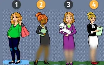 تست : کدامیک از 4 زن را انتخاب می کنید ! / خودتان را بشناسید ! 