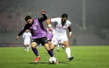 نیمه اول دیدار نساجی - خیبر مساوی تمام شد 