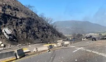  تصادف مرگبار تانکر در بزرگراه مکزیک با حداقل ۱۴ کشته