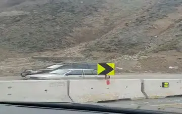 فیلم/ حماقت راننده خودرو شاسی بلند برای رسیدن به منطقه لواسانات!