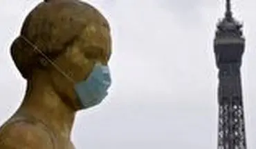 ماسک زدن مجسمه‌ها برای مقابله با ویروس کرونا!