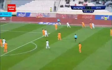 گل اول پرسپولیس به بادران توسط گادوین منشا + فیلم