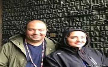سلفی عجیب زوج مشهور ایرانی در فرانسه