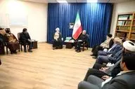 دیدار رییس جمهور با مدیر حوزه‌های علمیه
