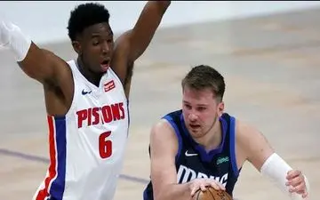 خلاصه بسکتبال دالاس ماوریکس - دیترویت پیستونز + فیلم