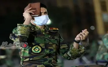 تصاویری فوق العاده از مراسم شب بیست و سوم ماه مبارک رمضان در دانشگاه افسری امام علی 