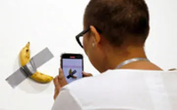 موز ۱۲۰ هزار دلاری خورده شد