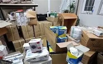 ۲ انبار احتکار ملزومات بهداشتی در ری کشف شد / کشف ۵۷ میلیون عدد دستکش