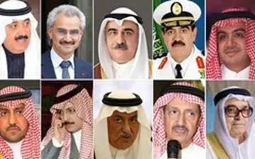  شاهزاده‌های سعودی که از پا آویزان شدند