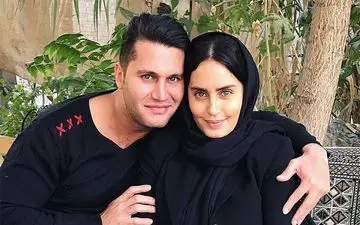 الناز شاکردوست در آغوش برادرش