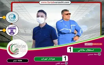 استقلال ملاثانی۱-۱هوادار؛ توقف کهکشانی ها مقابل گمنام ها/رضا عنایتی برابر استقلال متوقف شد