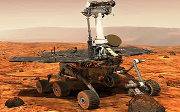 نحوه نشستن ربات بر سطح مریخ + فیلم