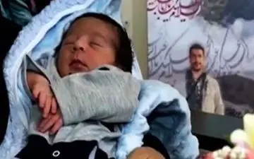  سرباز کوچک‌ حاج قاسم به دنیا آمد