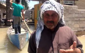 روستاهای خوزستان تا ۲ متر زیر آب هستند!