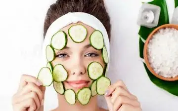 با ماسک خیار یخی پوستی شاداب و مرطوب داشته باشید| آموزش درست کردن ماسک خیار یخی

