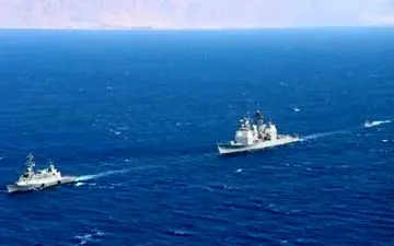 آغاز مانور دریایی گسترده آمریکا و اسرائیل 