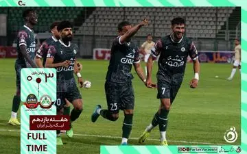 خلاصه بازی ذوب آهن 3 - شمس آذر قزوین 0 + ویدئو