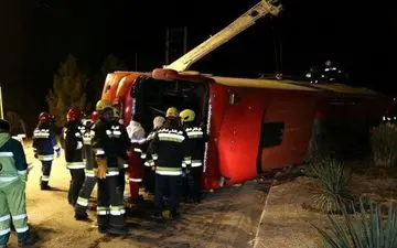 فاجعه مرگبار در اتوبوس تهران-شیراز/ 27 کشته و زخمی