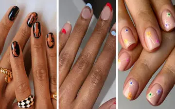 خاص و شیک: ۱۶ طراحی ناخن برای خانم‌هایی با ناخن‌های کوتاه