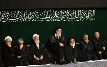 مراسم عزاداری شام غریبان در حسینیه امام خمینی(ره) برگزار شد