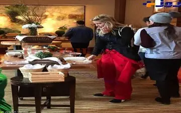 عکس/ لباس عجیب دختر ترامپ رسانه ای شد