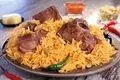 مندی گوشت رستورانی؛ طرز تهیه چلو گوشت عربی با عطر زعفران و ادویه‌های شرقی
