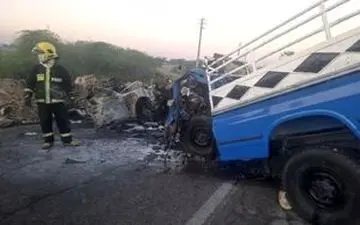 برخورد مرگبار در کمربندی بندر دیر بوشهر با چهار کشته