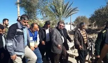 بازدید محسن رضایی از مناطق زلزله‌زده کرمانشاه