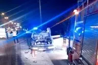 حادثه دلخراش در قزوین؛ واژگونی پژو 405 یک جوان 23 ساله را کشت