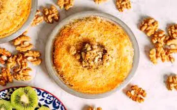 طرز تهیه شیرینی آجیلی با فیلو | بی نظیره!