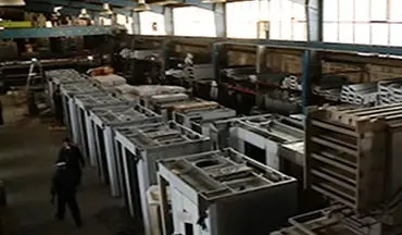  چرخ کارخانه‌‌ ای 40 ساله در آستانه توقف+فیلم