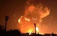 انفجار و آتش‌سوزی‌ِ کارخانه مواد شیمیایی 