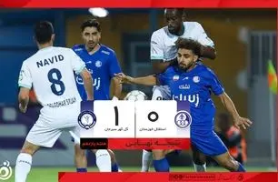 خلاصه بازی استقلال خوزستان 0 - گل گهر 1 + ویدئو