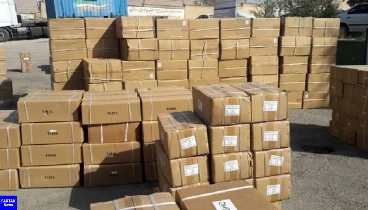 ۶ هزار عدد انواع کالای قاچاق در قزوین کشف شد