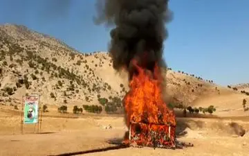 بیش از 500 کیلو مواد مخدر در کرمانشاه امحاء شد 