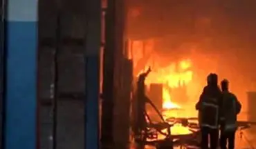 تعداد مصدومین آتش‌سوزی ایران چسب به 9 نفر افزایش یافت