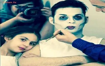 «پیمان معادی» با گریمی خاص در کنار دخترش/ عکس