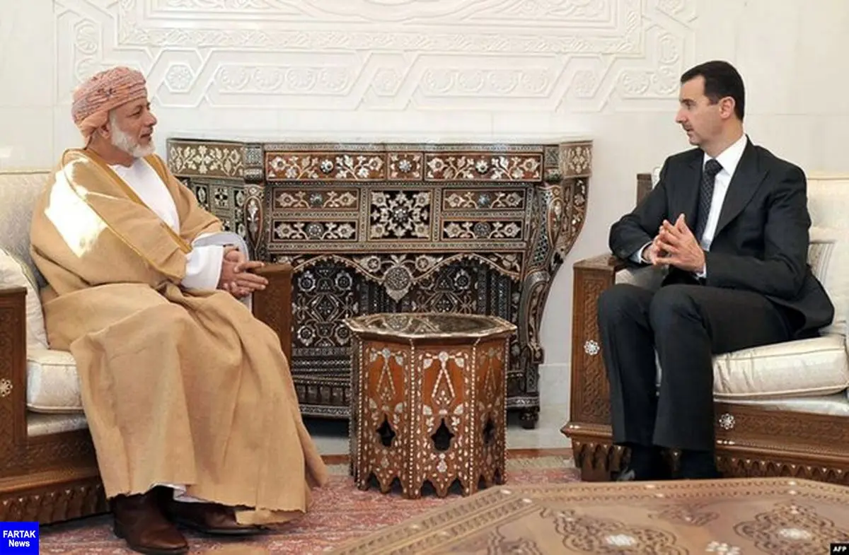 دیدار بشار اسد با وزیر خارجه عمان در دمشق