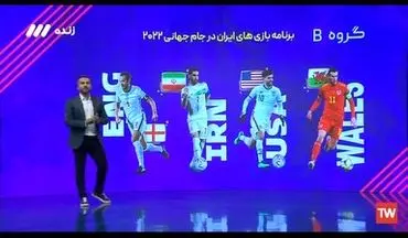 برنامه بازی‌های ایران در جام جهانی 2022