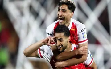 گل اول پرسپولیس به نساجی + ویدئو