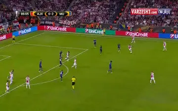 صحنه مشکوک به پنالتی در محوطه جریمه آژاکس + فیلم