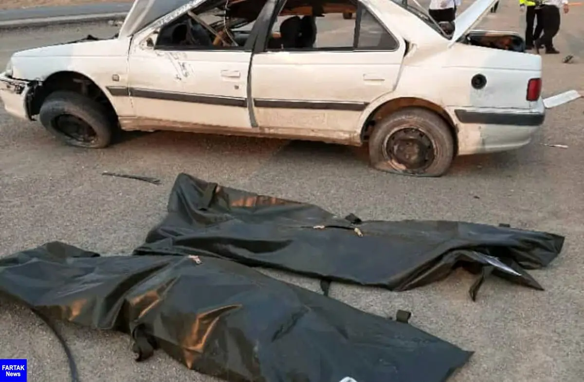 ۲ نفر بر اثر واژگونی خودرو در استان سمنان جان باختند
