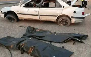 ۲ نفر بر اثر واژگونی خودرو در استان سمنان جان باختند
