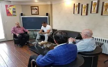 رییس فدراسیون فوتبال باحشمت مهاجرانی، عابدزاده و استیلی دیدار کرد