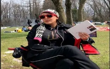 تیپ و ظاهر جالب لیلا بلوکات در روز طبیعت (عکس)