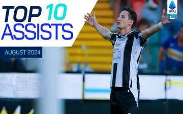 پاس گل‌های برتر سری آ آگوست 2024 + ویدئو