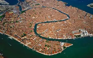 عکس/ ونیز را از بالا ببینید