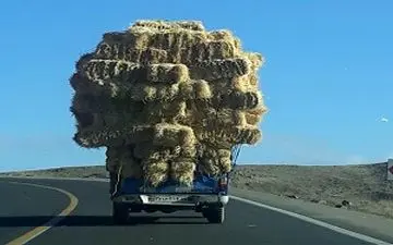 بار کامیون بر روی نیسان! + فیلم